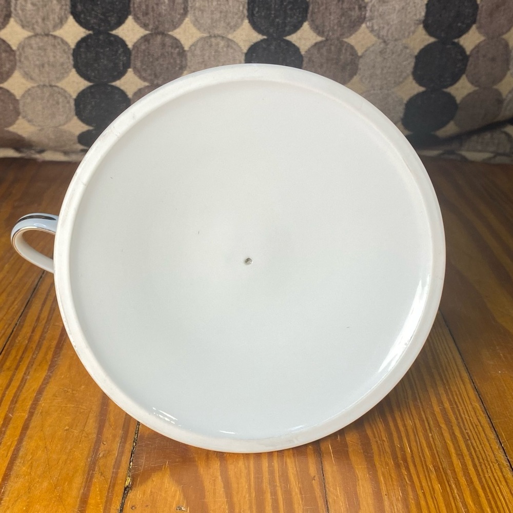 Noritake China Japan 5764 Lorene Sugar Bowl w/ Lid Silver/Blue - Picture 9 of 12
